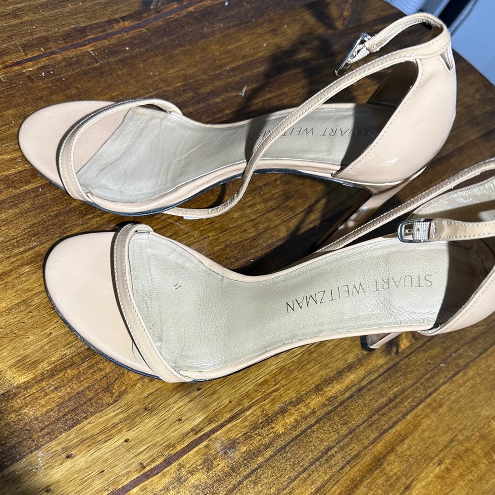 Stuart Weitzman Blush Strap Heels - image 4